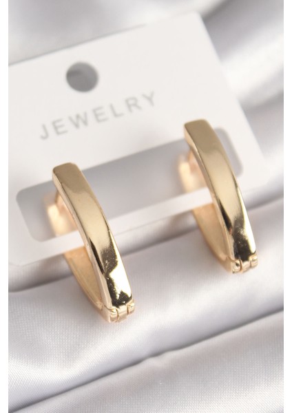 Pirinç Gold Renk Kadın Küpe