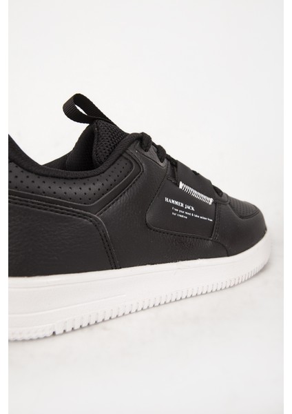 Kadın Bağcıklı Spor Ayakkabı Gerçek Deri Hj 21225Z Siyah/ Beyaz fırsatları