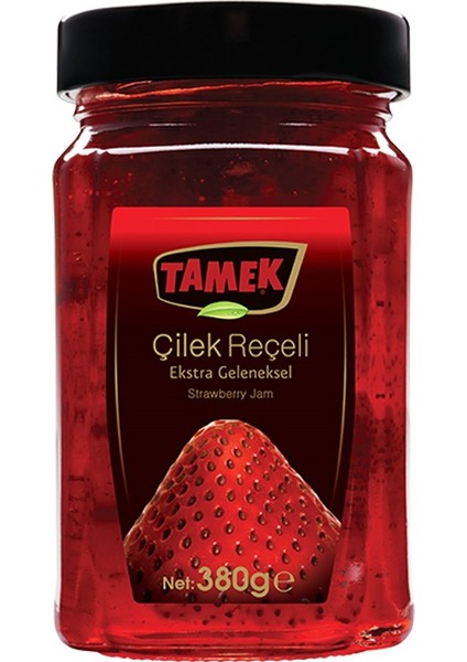 Çilek Reçeli 380 gr Ekstra Geleneksel x 3 Adet