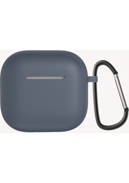 Bluetooth Kulaklık Uyumlu 4 Cepteaksesuar Standart Silikon Kılıf-Lacivert