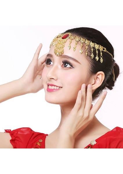 Dansı Bandı Kıyafeti Püsküller Saç Aksesuarı Mücevher Altın (Yurt Dışından) modelleri
