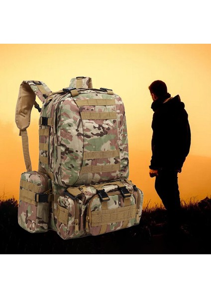 55L Oxford Ş Sırt Çantası Kamp Açı Yürüyüş Trekking Çantası (Yurt Dışından) modelleri