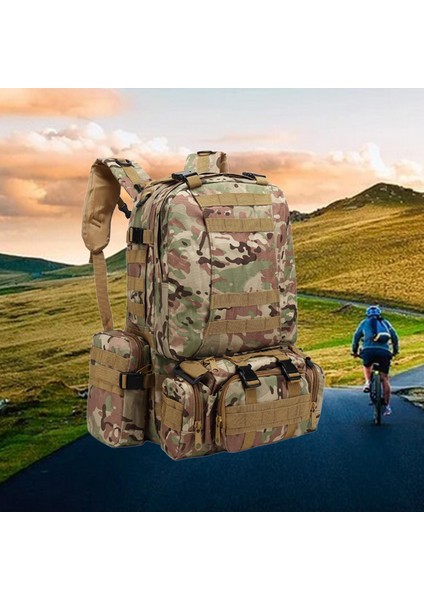 55L Oxford Ş Sırt Çantası Kamp Açı Yürüyüş Trekking Çantası (Yurt Dışından) indirimleri