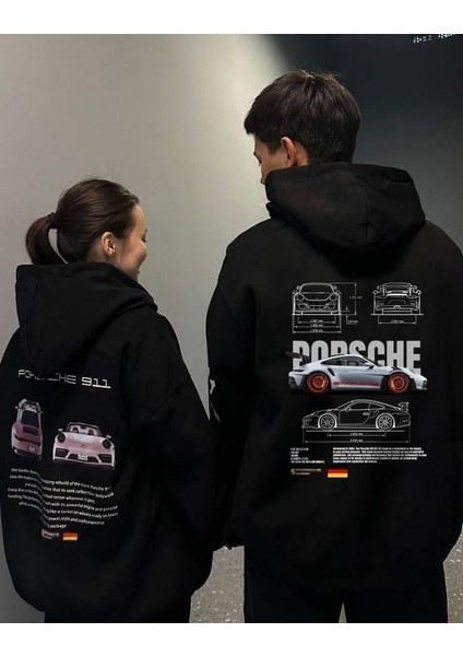 Unisex Oversize Porsche 911 Gt3 Rs Hoodie fiyatları