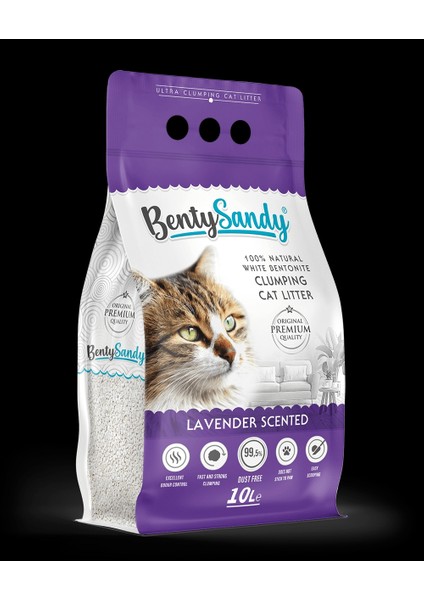 Bentysandy Lavanta Kokulu Kedi Kumu 10LT