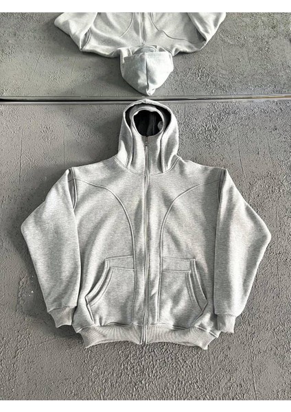 Ninja Kar Maskeli Oversize Unisex Ceket