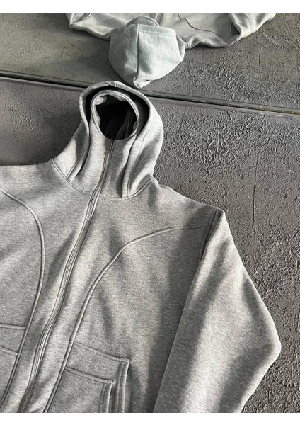Ninja Kar Maskeli Oversize Unisex Ceket