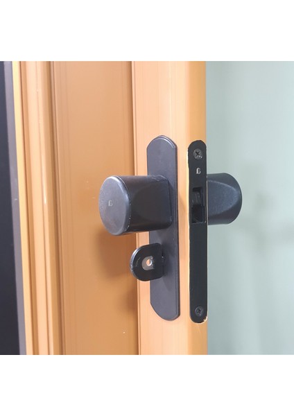 Meşe Renkli 3 Sıra Camlı 12 mm - En 87 cm Akordiyon Kapı