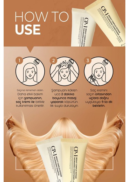 Cp-1 Kolajen ve Ipek Proteini Içeren Kırılma Karşıtı Yoğun Besleyici Protein Saç Kremi 100 ml modelleri