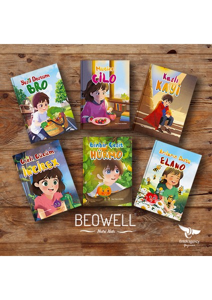 Beowell Nutri Kids Hikaye Kitapları Seti (6’lı Kitap Seti)