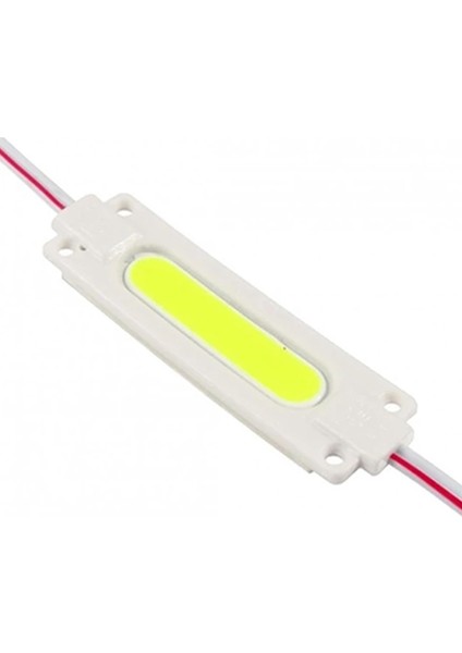 Modül LED 12V 2.4W Yeşil Cob 40X22 mm (4886)