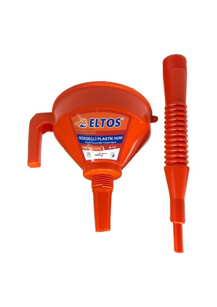 Plastik Süzgeçli Huni 1.2 Lt X 160 Mm