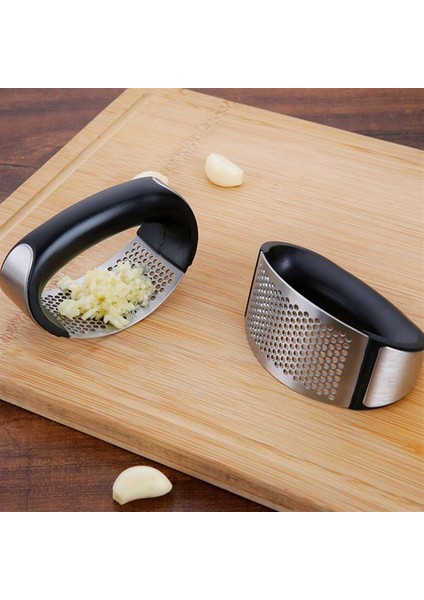 Yeni Sarımsak Ezici - Paslanmaz Çelik - Garlic Press