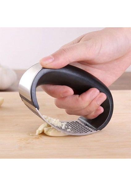 Yeni Sarımsak Ezici - Paslanmaz Çelik - Garlic Press