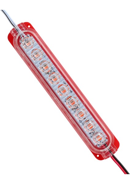 Parlak Yanıp Sönen Kırmızı Modül LED 14*32.5 2835 24 Volt 1.2 Watt (4886)