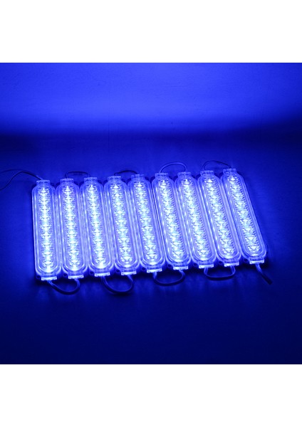Tek Renk Mavi Modül LED 14*32.5 2835 24 Volt 2.4 Watt (4886)