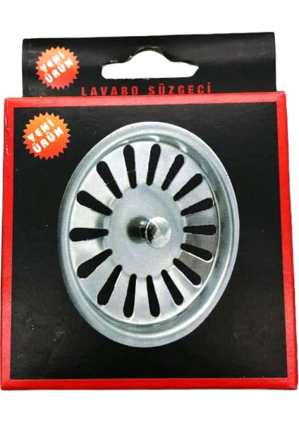 Yeni Çöpmak Metal Lavabo Süzgeç