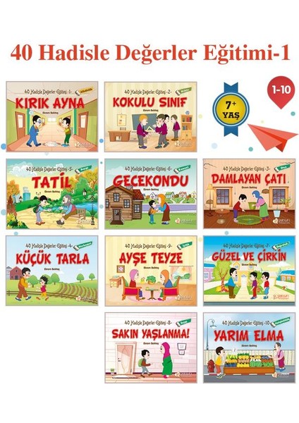 40 Hadisle Değerler Eğitimi(1-10 Kitap) fiyatları