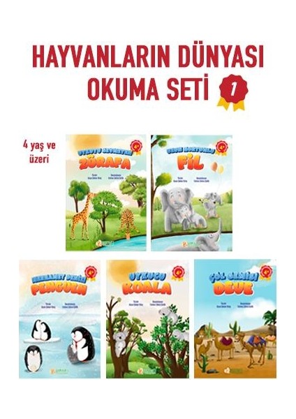 Hayvanların Dünyası Okuma Seti - 1 - Ayşe Şeker Kılıç fiyatları