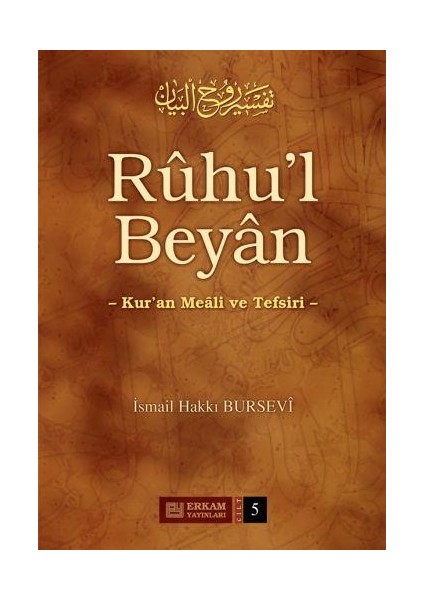 Ruhu'l Beyan Tefsiri - 5. Cilt fiyatları