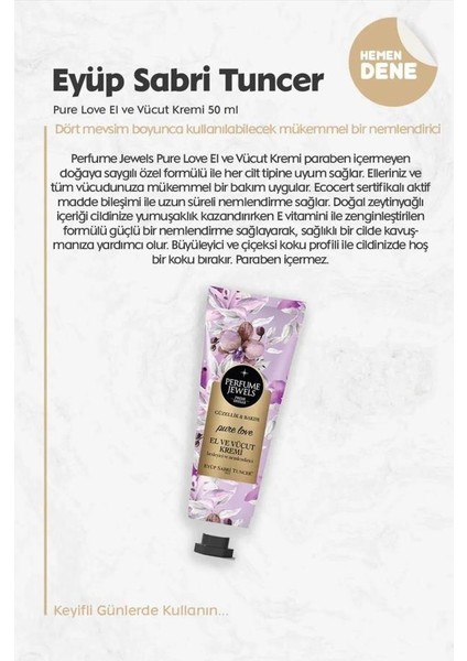 Vücut Spreyi Love Kisses ve Pure Love Krem, Zeytinyağlı Şampuan, Frambuaz Tonik ve Rosie