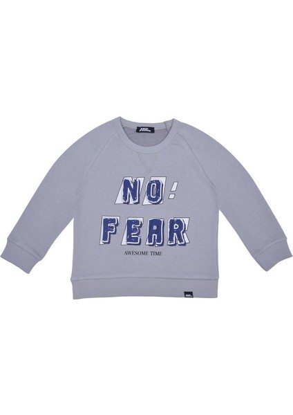 Erkek Çocuk Sweatshirt - Açık Gri