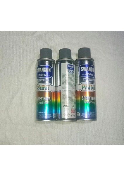 Gri Renk Spray Boya 250 ml (3ADET)