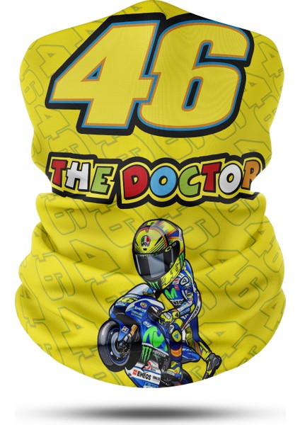 Doctor Sarı VR46 Motorcu Boyunlugu Unisex Bandana Motosiklet Bandana Boyunluk Kadın Erkek Boyunluk Headwear BDK948 fiyatları