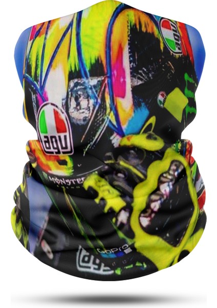 Agv Sarı Motorcu Boyunlugu Unisex Bandana Motosiklet Bandana Boyunluk Kadın Erkek Boyunluk Headwear BDK936 fiyatları