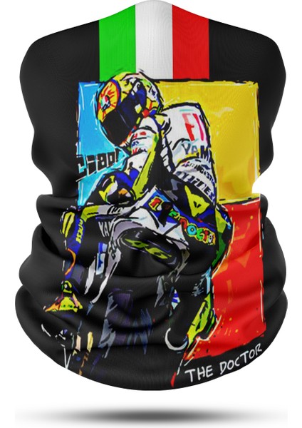 Italy VR46 Motorcu Boyunlugu Unisex Bandana Motosiklet Bandana Boyunluk Kadın Erkek Boyunluk Headwear BDK942 fiyatları