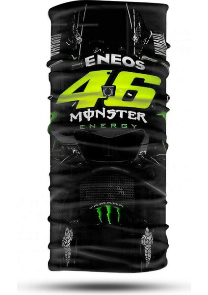 Eneos 46 Motogp Motorcu Boyunlugu Unisex Bandana Motosiklet Bandana Boyunluk Kadın Erkek Boyunluk Headwear BDK947
