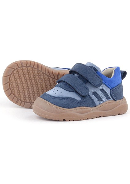 Schaggy Hakiki Deri Lacivert Mavi Bebek Spor Ayakkabı indirimleri