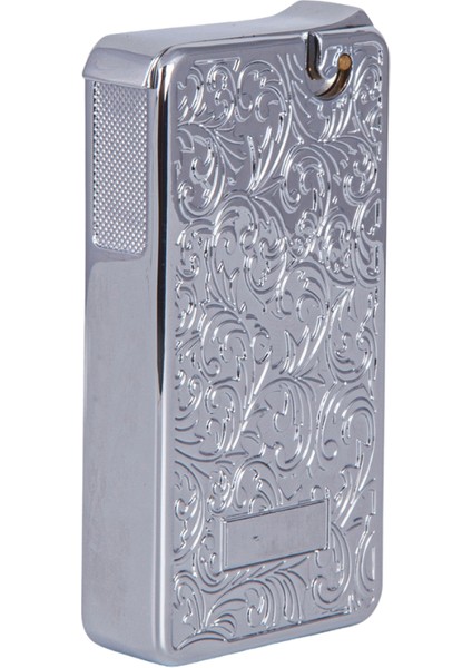 Soft Flame Gümüş Desenli Metal Çakmak