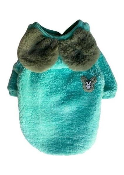 Mint Peace Peluş Küçük Irk Köpek Sweatshirtü (2 kg-9 kg Arası Köpeklere Uygundur)