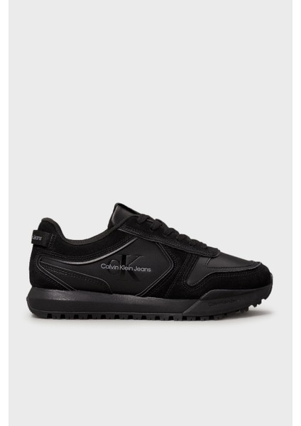 Logolu Deri Karışımlı Sneaker Ayakkabı YM0YM006240GJ Erkek Ayakkabı YM0YM00624 0gj