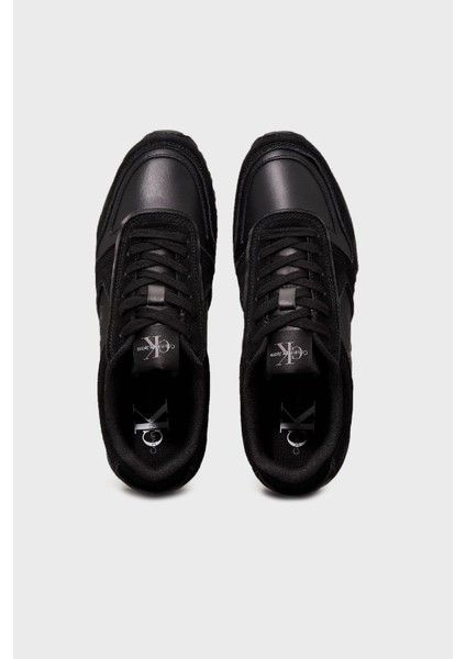 Logolu Deri Karışımlı Sneaker Ayakkabı YM0YM006240GJ Erkek Ayakkabı YM0YM00624 0gj