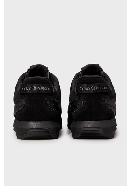 Logolu Deri Karışımlı Sneaker Ayakkabı YM0YM006240GJ Erkek Ayakkabı YM0YM00624 0gj