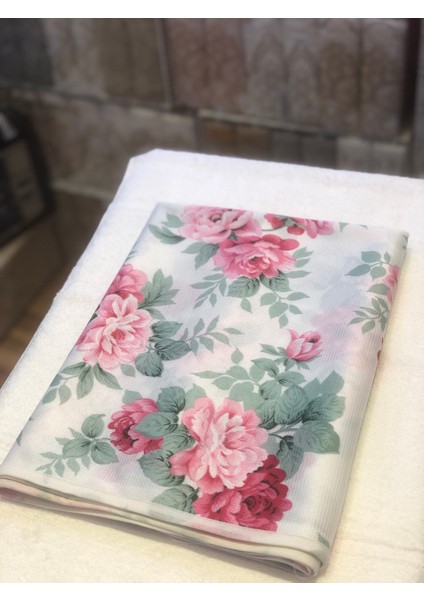 Leke Tutmaz 140X140 Raşel Biyeli Masa Örtüsü Gülpembe