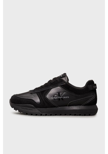 Logolu Deri Karışımlı Sneaker Ayakkabı YM0YM006240GJ Erkek Ayakkabı YM0YM00624 0gj