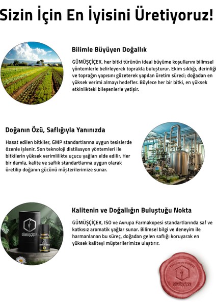 Palmarosa Uçucu Yağı 10 ml - %100 Saf ve Katkısız