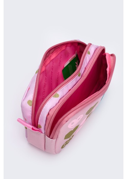 Çok Gözlü Kalemlik Iki Bölmeli Kalem Kutusu Pembe 13071 indirimleri