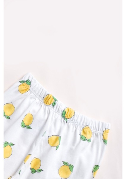 Kız Erkek Çocuk Uzun Kollu Baskılı Çıtçıtlı Pijama Takımı