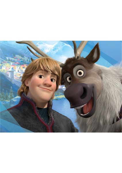 Disney Frozen Çift Taraflı Puzzle 300 Parça 37554