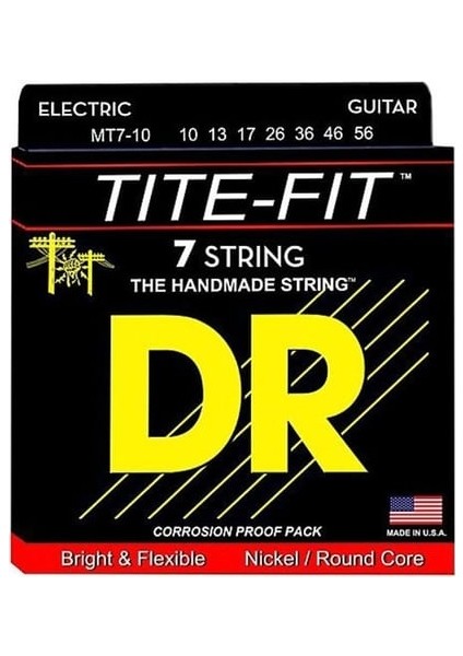 Tite Fit Elektro Gitar 0,10-0,56 Yedi Tel Takım