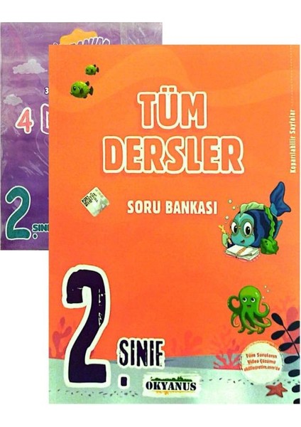 2.sınıf Tüm Dersler Soru Bankası+Tüm Dersler Genel 4'lü Deneme-Yeni-