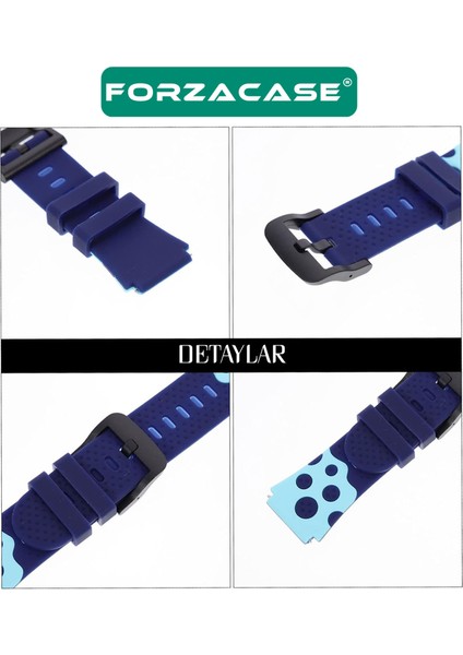 Havit KW12 4g Akıllı Çocuk Saat ile Uyumlu Çift Renk Şık Silikon Kordon Kayış - FC891