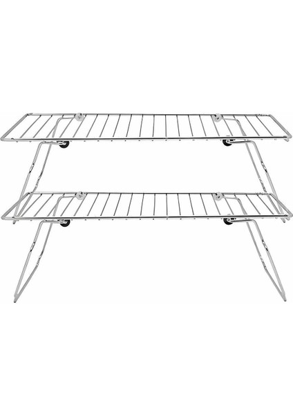 Katlanabilir Metal Dolap Içi ve Eyve Altı Düzenleyici Organizer Modüler Yapı, Bardak Düzenleyici
