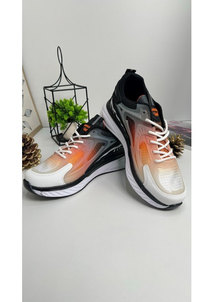 Günlük Erkek Sneaker Fileli Bağcıklı Kalın Tabanlı Rahat Spor Ayakkabı 4267