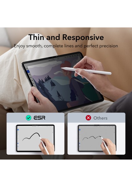 IPAD Pro 13 2024 13 Ekran Filtresi Ekran Gizlilik Filtresi Yansıma Filtresi