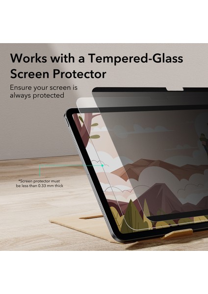 IPAD Pro 13 2024 13 Ekran Filtresi Ekran Gizlilik Filtresi Yansıma Filtresi fiyatları